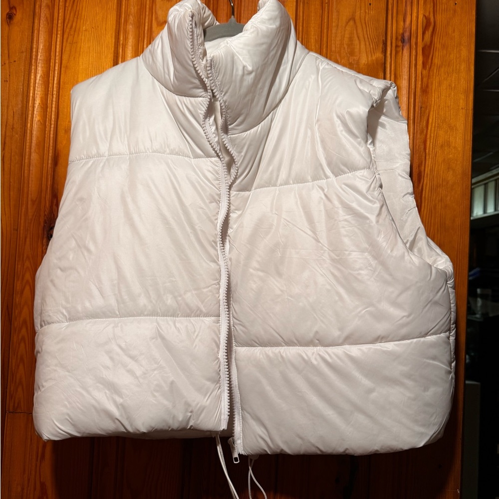 White Puffer Vest